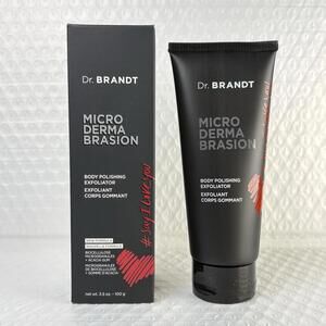 Dr Brandt Microdermabrasion Body Polishing Exfoliator 3.5oz New Scrub Vegan
